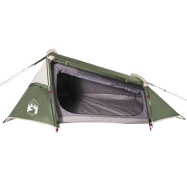 vidaXL Tente de camping tunnel 2 personnes vert imperméable