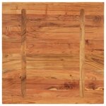 vidaXL Dessus de table 70x70x2 5 cm carré bois massif d'acacia