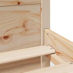 vidaXL Cadre de lit sans matelas 90x190 cm bois de pin massif