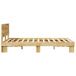 vidaXL Cadre de lit avec tête de lit sans matelas 120x200 cm