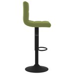 vidaXL Tabourets de bar lot de 2 vert clair velours
