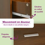 vidaXL Tables de chevet 2 Pièces Chêne marron 50x32x60 cm