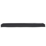 vidaXL Coussins de palette pour banc 2 Pièces Noir 180x40x8 cm Tissu Oxford