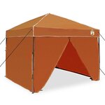 vidaXL Tente à auvent pop-up Orange 250 x 250 cm tissu