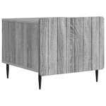 vidaXL Table basse Sonoma gris 49 x 50 x 42 cm Bois d'ingénierie