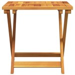 vidaXL Ensemble à manger de jardin pliable 3 Pièces bois d'acacia massif
