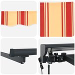 vidaXL Cadre d'auvent Multicolore 400 × 300 cm
