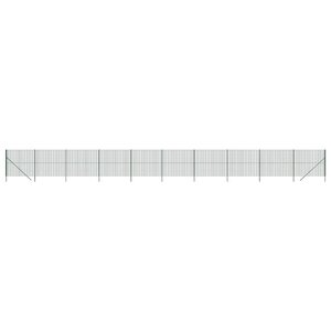 vidaXL Clôture en treillis métallique vert 1 6x25 m acier galvanisé