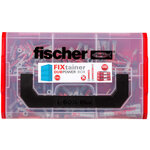 Fischer jeu de chevilles murales fixtainer duopower court/long 210 pcs