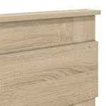 vidaXL Tête de lit Chêne Sonoma 200 cm Bois d'ingénierie