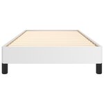 vidaXL Cadre de lit Blanc 100x200 cm Similicuir