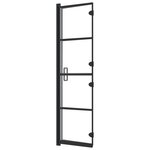 vidaXL Cabine de douche pliable ESG 80x140 cm Noir