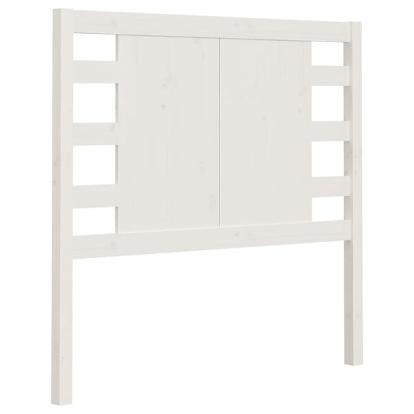 vidaXL Tête de lit Blanc 106x4x100 cm Bois massif de pin