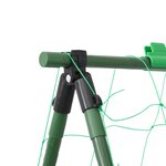 vidaXL Treillis de jardin pour plantes grimpantes 4 Pièces forme A acier