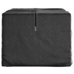vidaXL Sacs de rangement pour coussins de jardin 2 Pièces noir