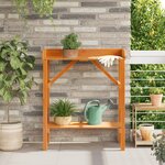 Table de rempotage vidaXL Acacia 75x40x90 cm en bois massif de pin