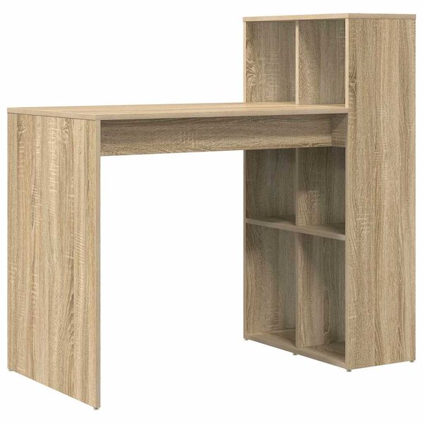 vidaXL Bureau Chêne Sonoma 108 x 55 x 103.5 cm Bois d'ingénierie