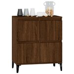 vidaXL Buffet Chêne marron 60x35x70 cm Bois d'ingénierie