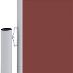 vidaXL Auvent latéral rétractable Marron 220x1200 cm