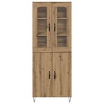 vidaXL Haut Armoire Chêne artisanal 69 5 x 34 x 180 cm