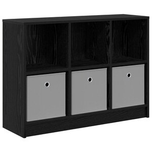 vidaXL Buffet Chêne noir 88 5 x 27 5 x 63 5 cm