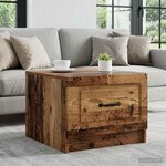 vidaXL Table basse Bois ancien 49 x 50 x 37 cm Bois d'ingénierie