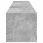 vidaXL Meuble TV mural 2 Pièces Béton 60 x 31 x 29.5 cm Bois d'ingénierie