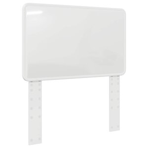 vidaXL Tête de lit Blanc Brillant 80 cm Bois d'ingénierie