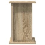 vidaXL Support de Plante 2 pièces Chêne Sonoma 25 x 25 5 x 40 5 cm