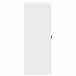 vidaXL Armoire de rangement Blanc 80 x 40 x 105 cm Acier