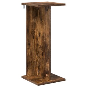 vidaXL Support de Plante Chêne fumé 25 x 25 5 x 60 5 cm