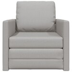 vidaXL Sofa-lit 2-en-1 Gris nuage 74x77x81 cm en tissu