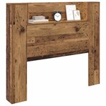 vidaXL Tête de lit Bois ancien 120 x 15 x 103 5 cm Bois d'ingénierie