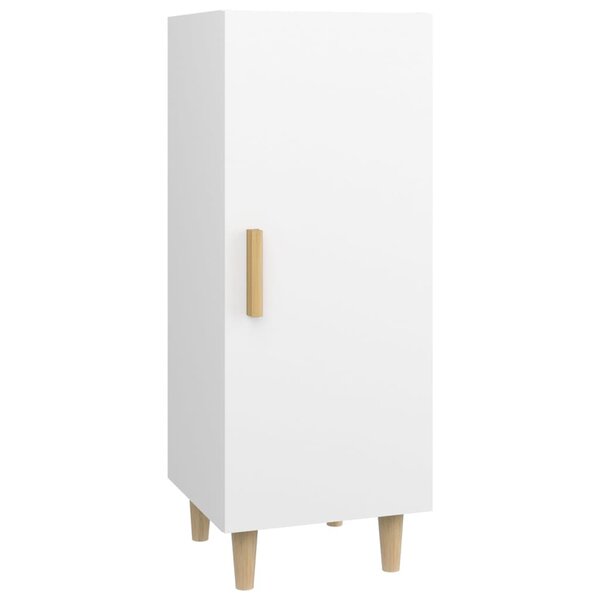 vidaXL Buffet Blanc 34 5x34x90 cm Bois d'ingénierie