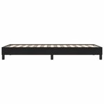vidaXL Cadre de lit sans matelas noir 80x210 cm velours