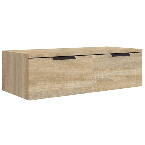 vidaXL Armoire murale Chêne sonoma 68x30x20 cm Bois d'ingénierie