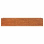 vidaXL Lit surélevé de jardin rouillé 240x80x45 cm acier corten