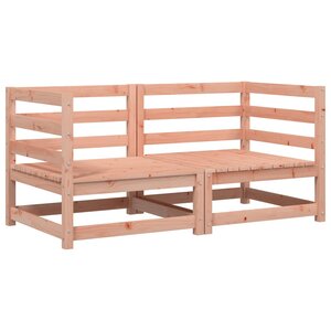 vidaXL Canapés d'angle de jardin 2 Pièces 70x70x67 cm bois massif douglas