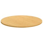 vidaXL Dessus de table Ø60x1 5 cm bambou
