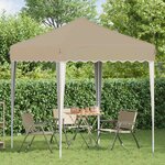 vidaXL Tente de fête pop-up 195 x 195 x 245 cm Crème Tissu Oxford
