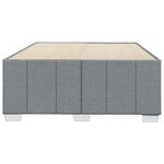 vidaXL Cadre de lit sans matelas gris clair 120x200 cm tissu