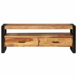 vidaXL Meuble TV 120x35x45 cm Bois solide de Sesham