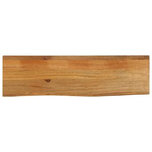 vidaXL Dessus de table à bord vivant 100x20x3 8cm bois massif manguier