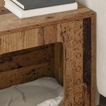 vidaXL Maison pour chat Bois ancien 51 x 30 x 42 cm Bois d'ingénierie