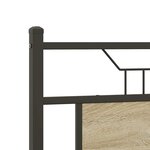 vidaXL Cadre de lit sans matelas chêne sonoma 140x200 cm