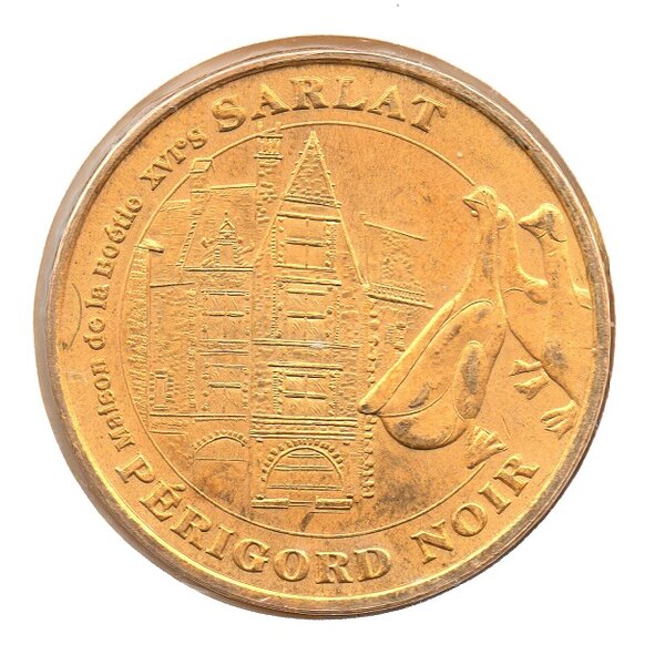 Mini médaille monnaie de paris 2007 - maison de la boétie