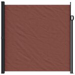 vidaXL Auvent latéral rétractable marron 200x500 cm