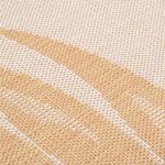 vidaXL Tapis à tissage plat d'extérieur 120x170 cm Motif de feuille