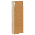 vidaXL Armoire murale de salle de bain Chêne Sonoma 20 x 10 x 60 5 cm