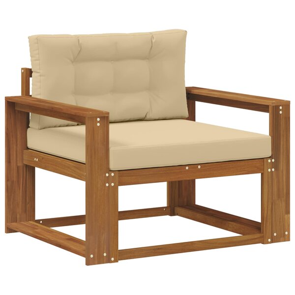 vidaXL Sofa de milieu extérieur Naturel